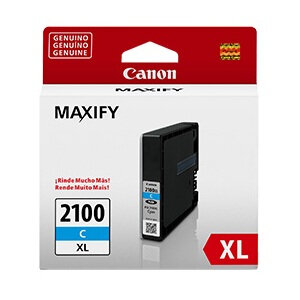 Cartucho Tinta Canon Pgi-2100Xl Cian 19.3Ml Alto Rendimiento 1755 Pags