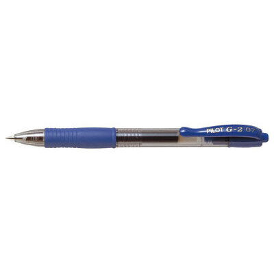 Boligrafo Pilot Gel G2-5 Azul Paq C/12 Articulos Escolar Y Oficina