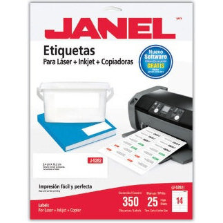Etiqueta Janel Laser J-5262 34X102 Cm C/350