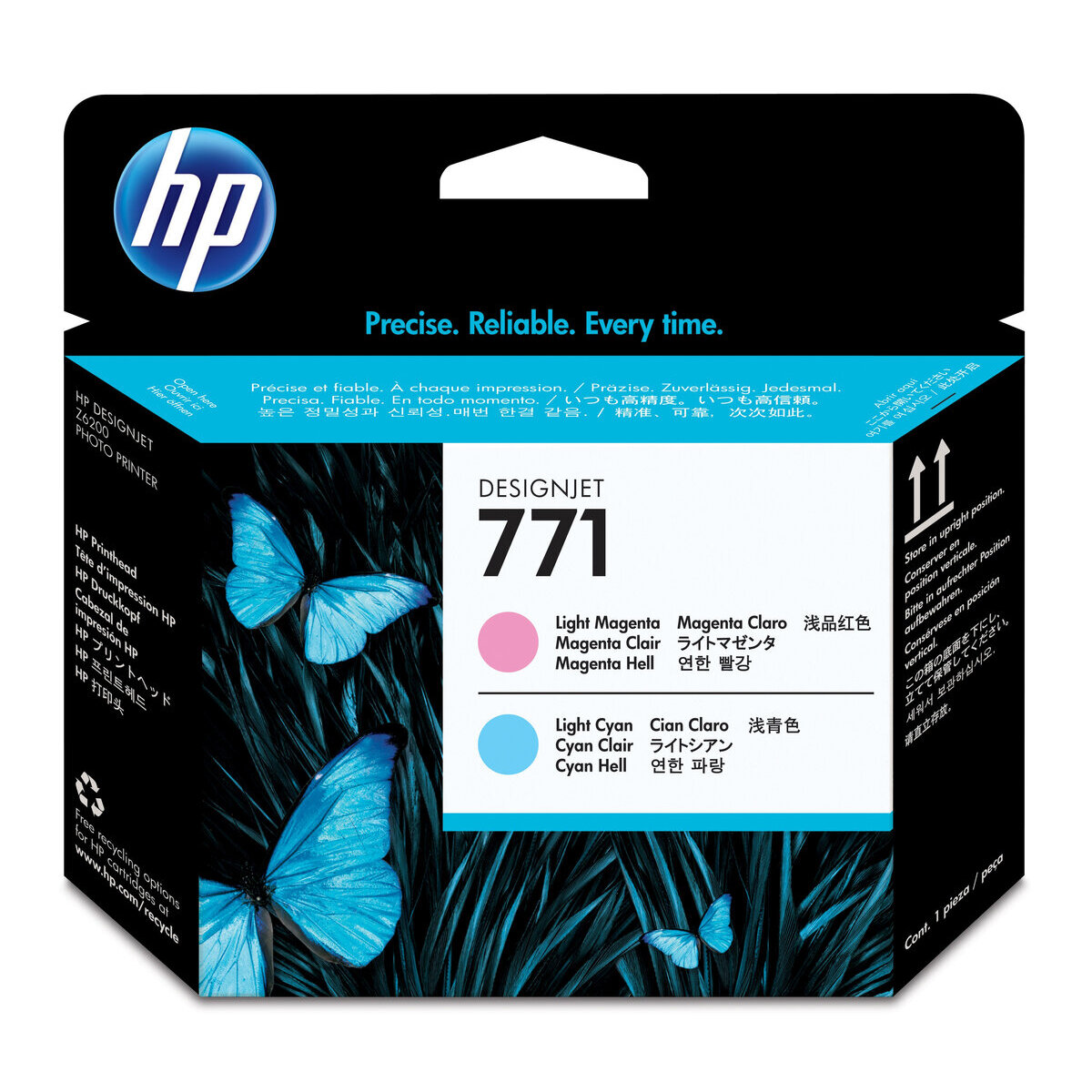 Cabezal De Impresion Designjet Hp 771 Magenta Claro Cian Claro Ce019A