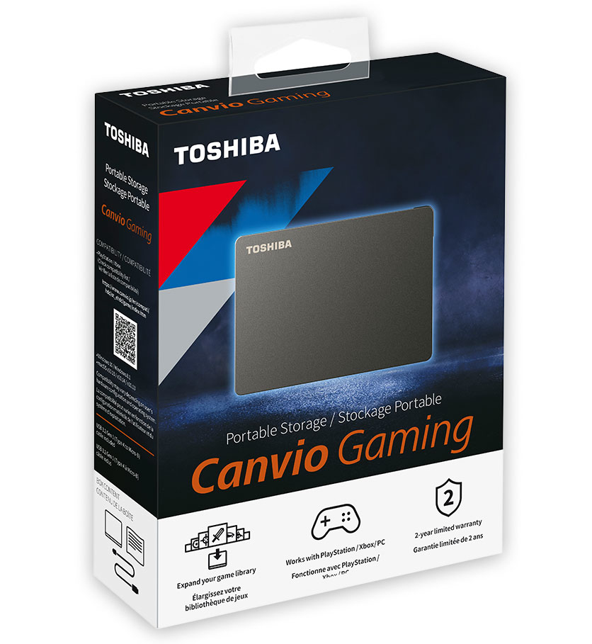 Disco Duro Externo Toshiba 2Tb Hdtx120Xk3Aa Usb 3.0 Canvio Gaming Neg