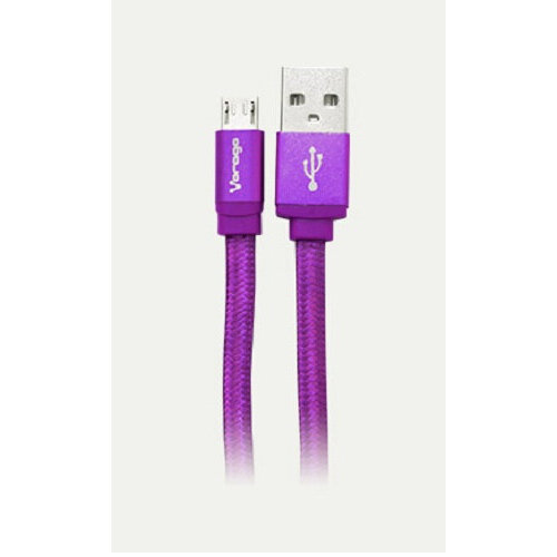 Cable Usb Vorago Cab-113 Morado Usb 2 A Micro Usb 1.0 Metros Bolsa
