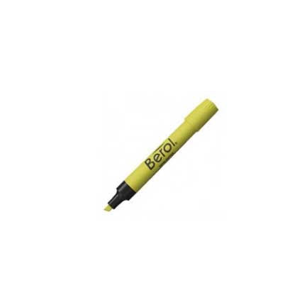 Resaltador Berol Amarillo C/12 Articulos Escolar Y Oficina