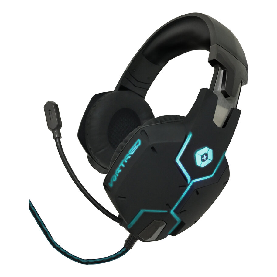 Diadema Gamer Vortred Assault 7.1 Alambrico Usb Negro/Azul V-930051