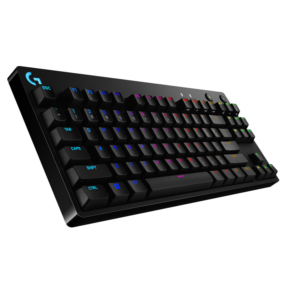 Teclado Mecánico Logitech G Pro TKL RGB Alámbrico USB-A Removible Inglés Negro 920-009388