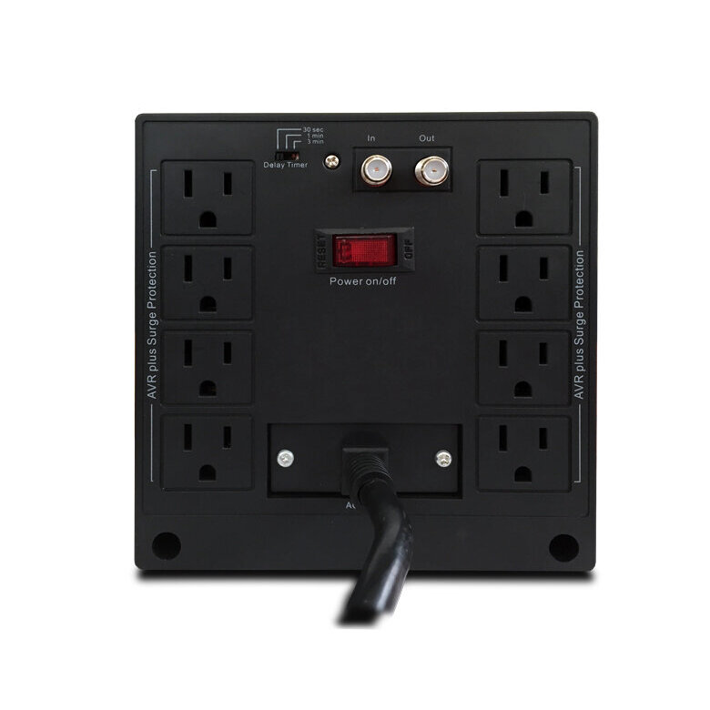 Regulador Cdp Avr 3008 8 Contactos 2400W 3000Va Negro/Blanco R-Avr3008