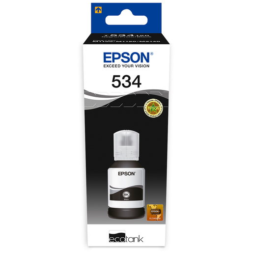 Botella Epson T534120 Negro Pigmento Serie M