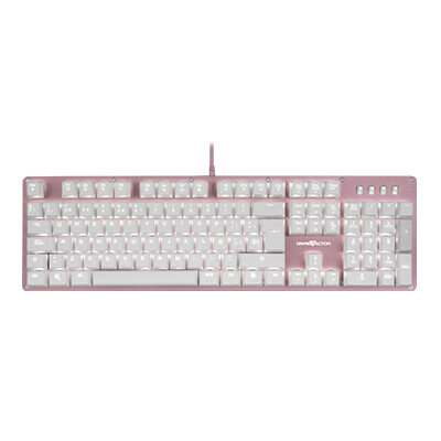 Teclado Gamer Game Factor Kbg400 Mecanico Switch Red Rosa