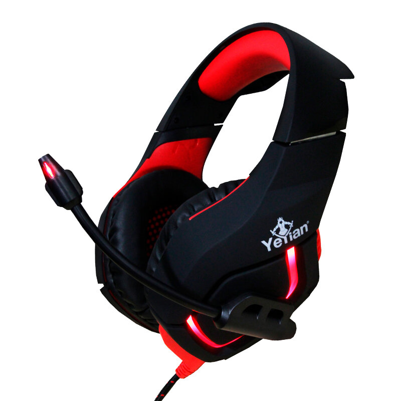 Diadema Gamer Yeyian Ydw-33402 Wicked S3000 Gamer Negro C/Rojo Usb