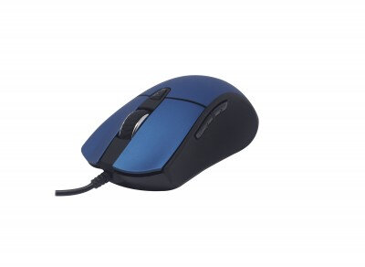 Mouse Naceb Na-0115A Azul 6 Botones Usb Optico 2400 Dpi