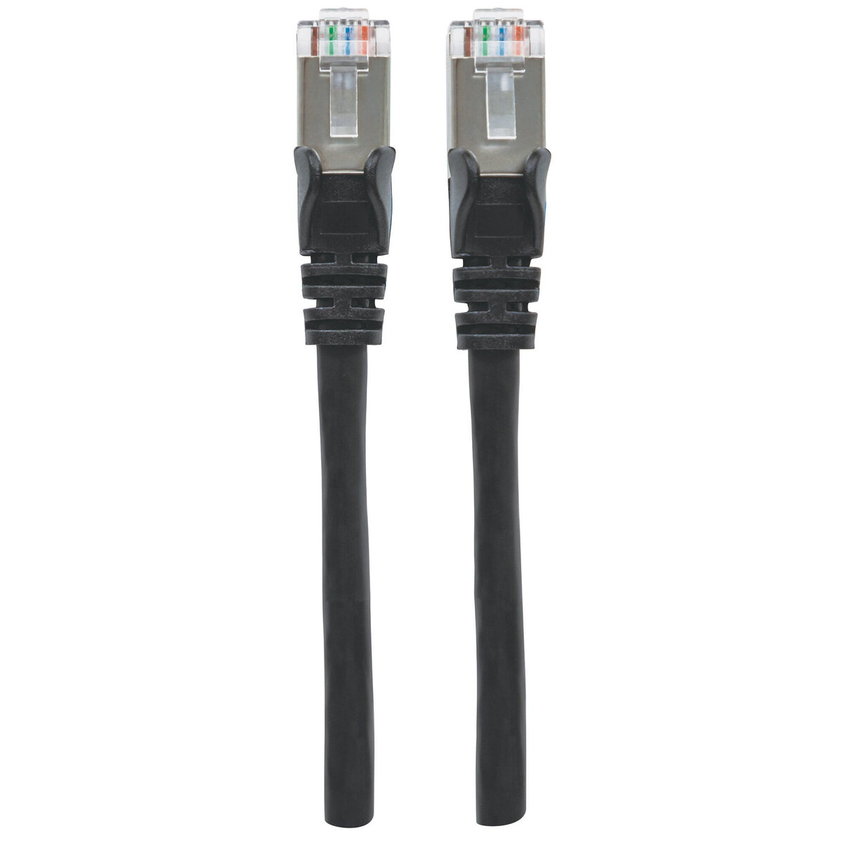 Patchcord Intellinet Cat6A Rj45 7.6M Sftp Blindado Negro 741569