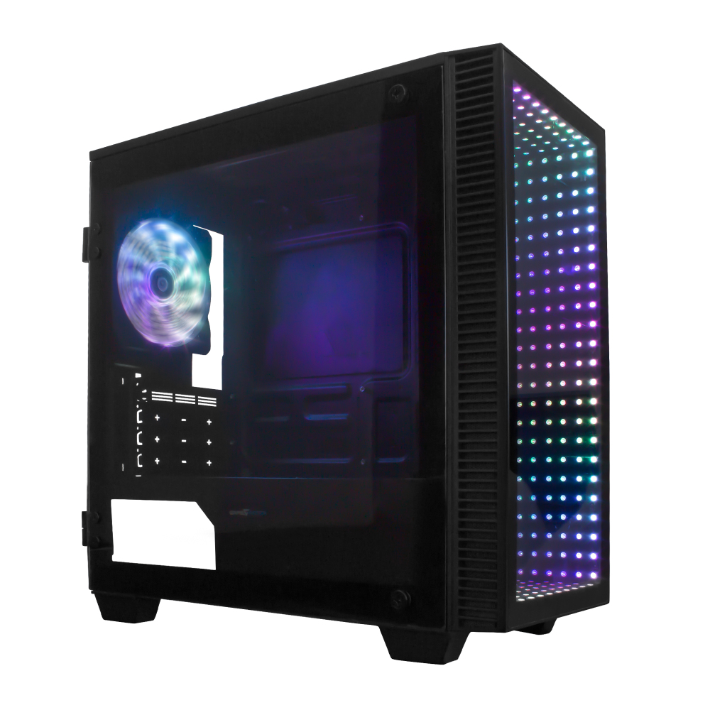 Gabinete Game Factor Csg560 Optcal Atx Rgb Cristal Templado