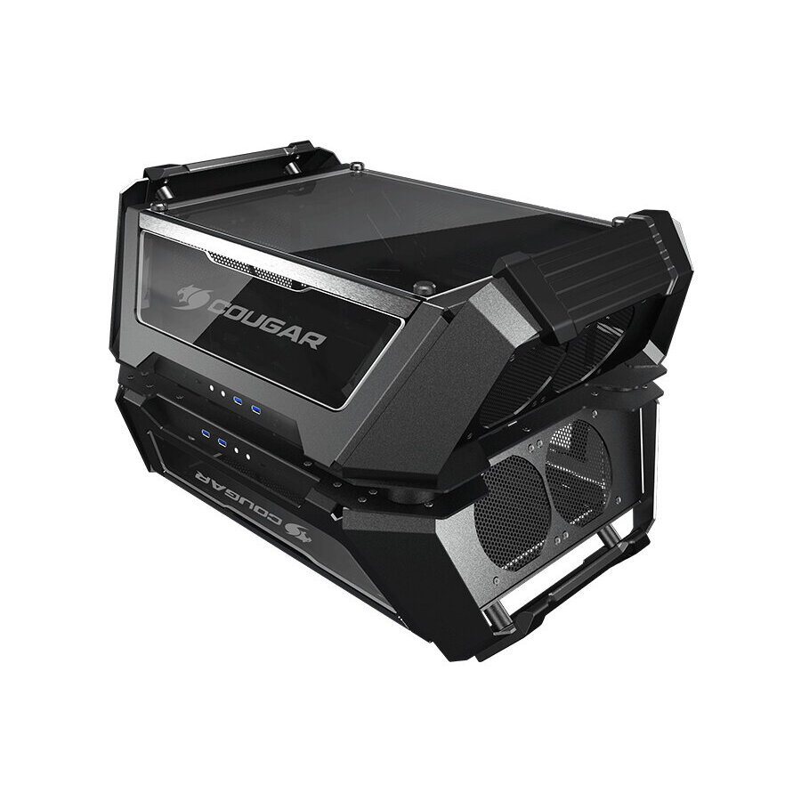 Gabinete Gamer Cougar Gemini X Dual Tower Crist Black Atx Usb 3.1