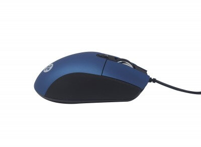 Mouse Naceb Na-0115A Azul 6 Botones Usb Optico 2400 Dpi