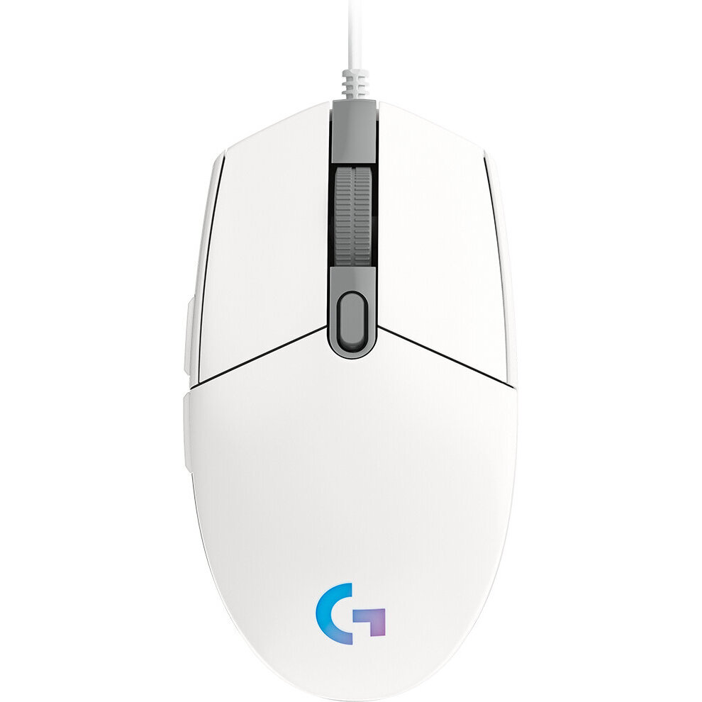 Mouse Gamer Logitech G203 Lightsync Blanco Rgb 8000 Dpi 910-005794