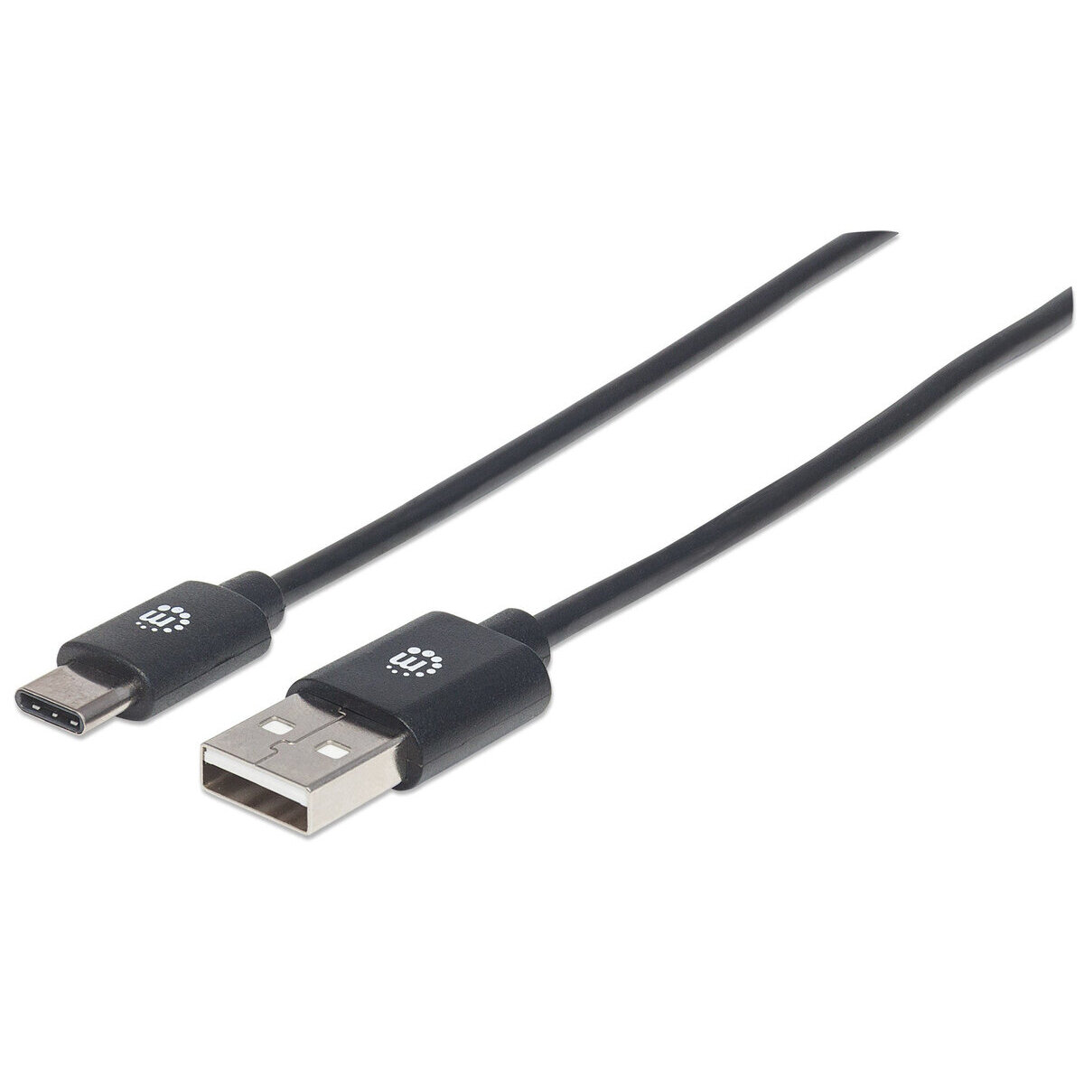 Cable Usb Tipo-C Manhattan, Cm-Am 1.0M Negro 353298