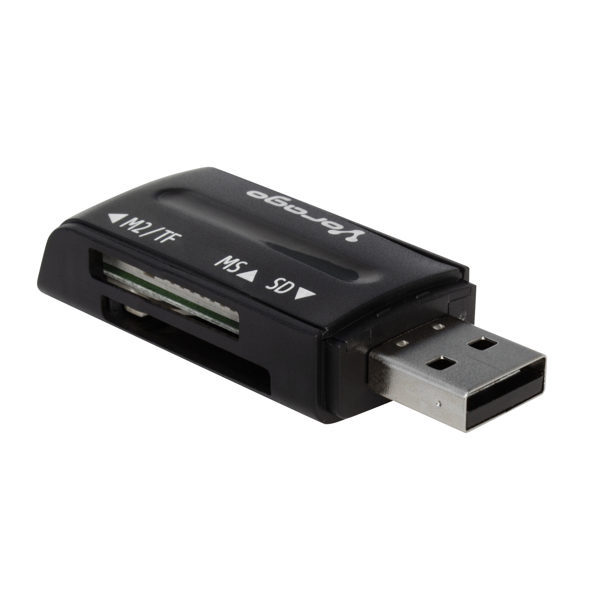 Lector De Tarjetas Vorago Cr-101 Sd Msd M2 Tf Negro Usb