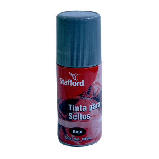 Tinta P/Sellos Stafford Roll-On Rojo 60Ml