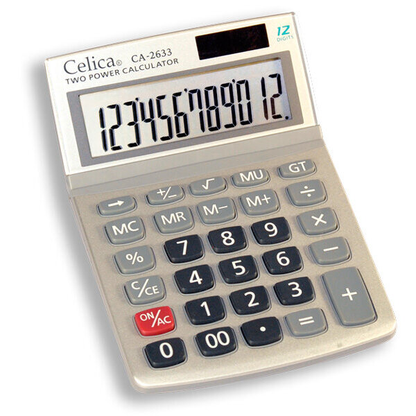Calculadora Celica Ca-2633 Semi-Escrit 12 Digitos Dual