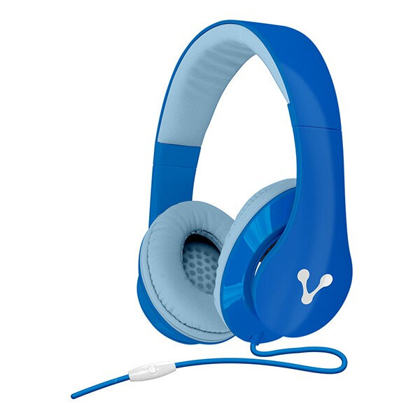 Diadema Vorago Alta Fidelidad Hp-204 Azul Cable Plano Manos Libres