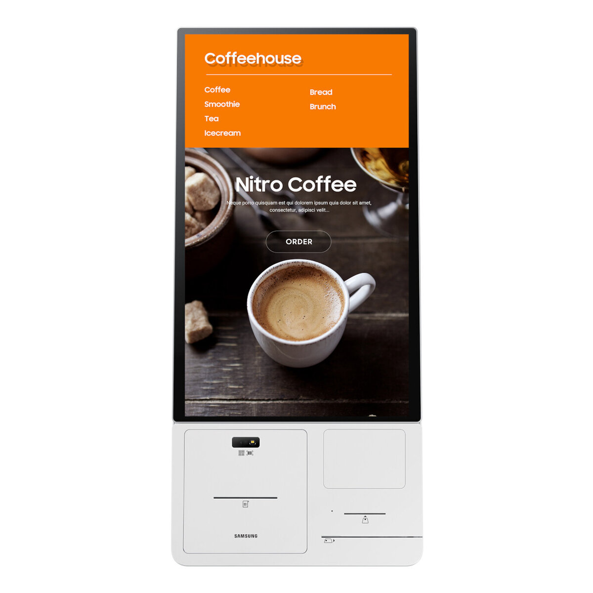 Base Connection Box Para Kiosco Inteligente Samsung Blanco Cy-Km24Apxza