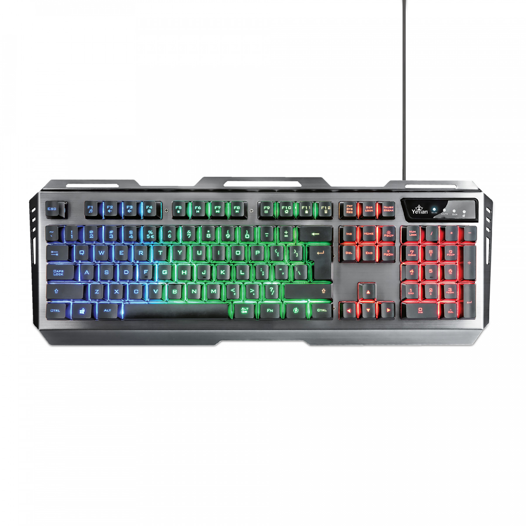 Kit Teclado Y Mouse Yeyian Gaming Led Ykp-20706 Phoenix 3000 Usb