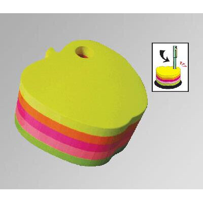 Notas Adhesivas Mae Fig Manzana Neon 3X3 C/Porta Pluma 400H