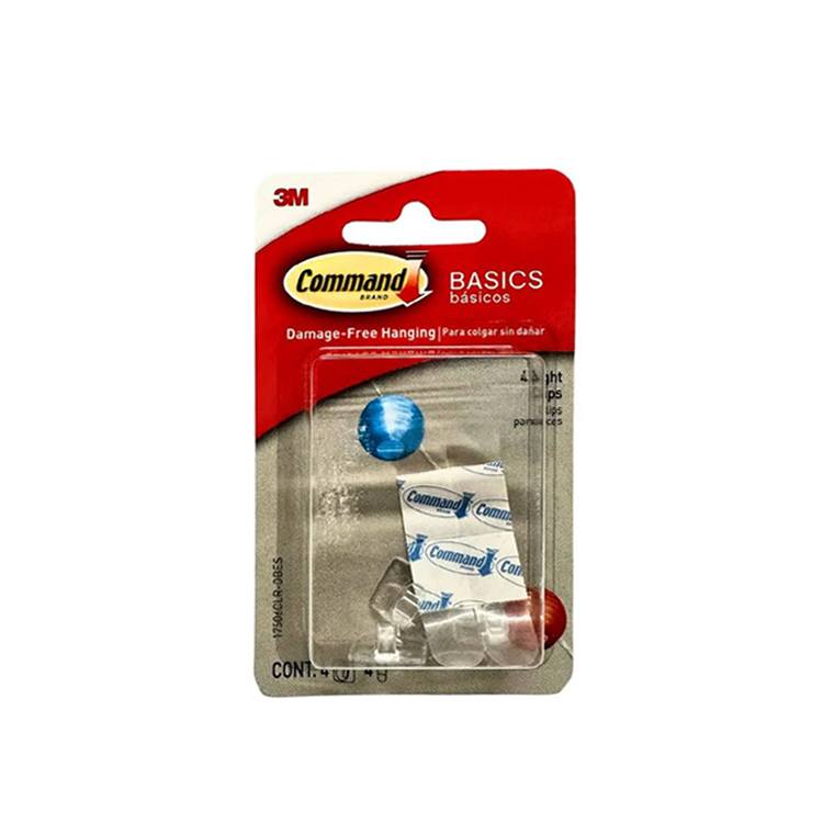 Clips Para Luces 3M Command 4 Trensparente 17506Clr-Es