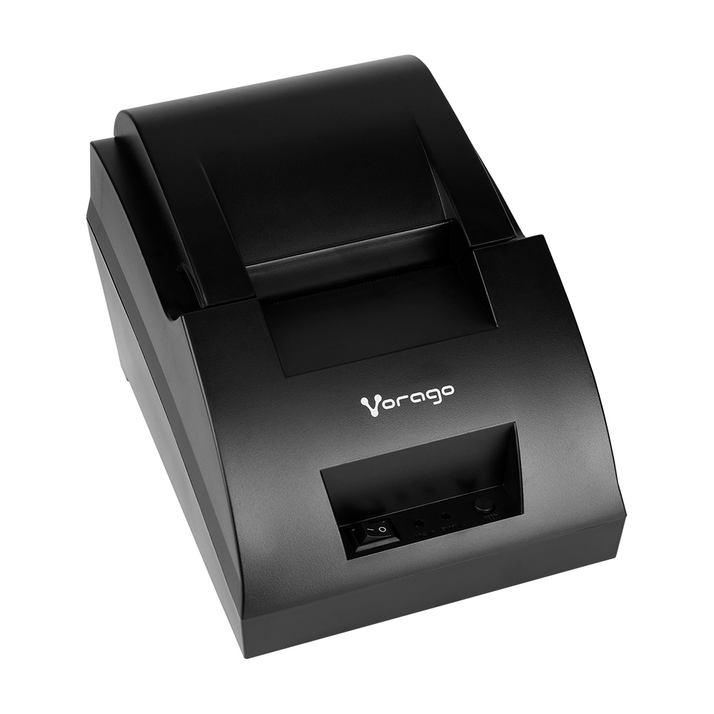 Impresora De Tickets Vorago Mnp-158 Térmica Directa 203Dpi 90Mm/S Papel 58Mm Usb Rj-11 Negro