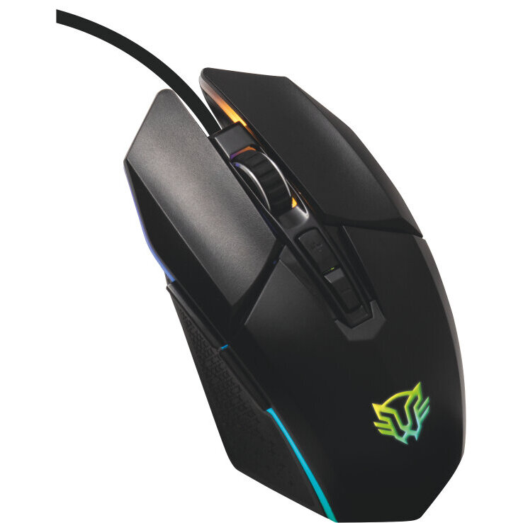 Mouse Gamer Balam Rush Helium Usb 12000 Dpi Rgb 7 Bot Negro Br-931410