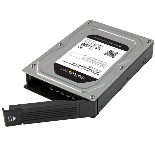 Startech Adapt. Sata Raid 2Bahias 2.5-3.5" Sataiii Raid0,1 35Sat225S3R