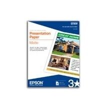 Papel Epson 8.5"X11" Carta Dpi 720 Paq C/100 Pz