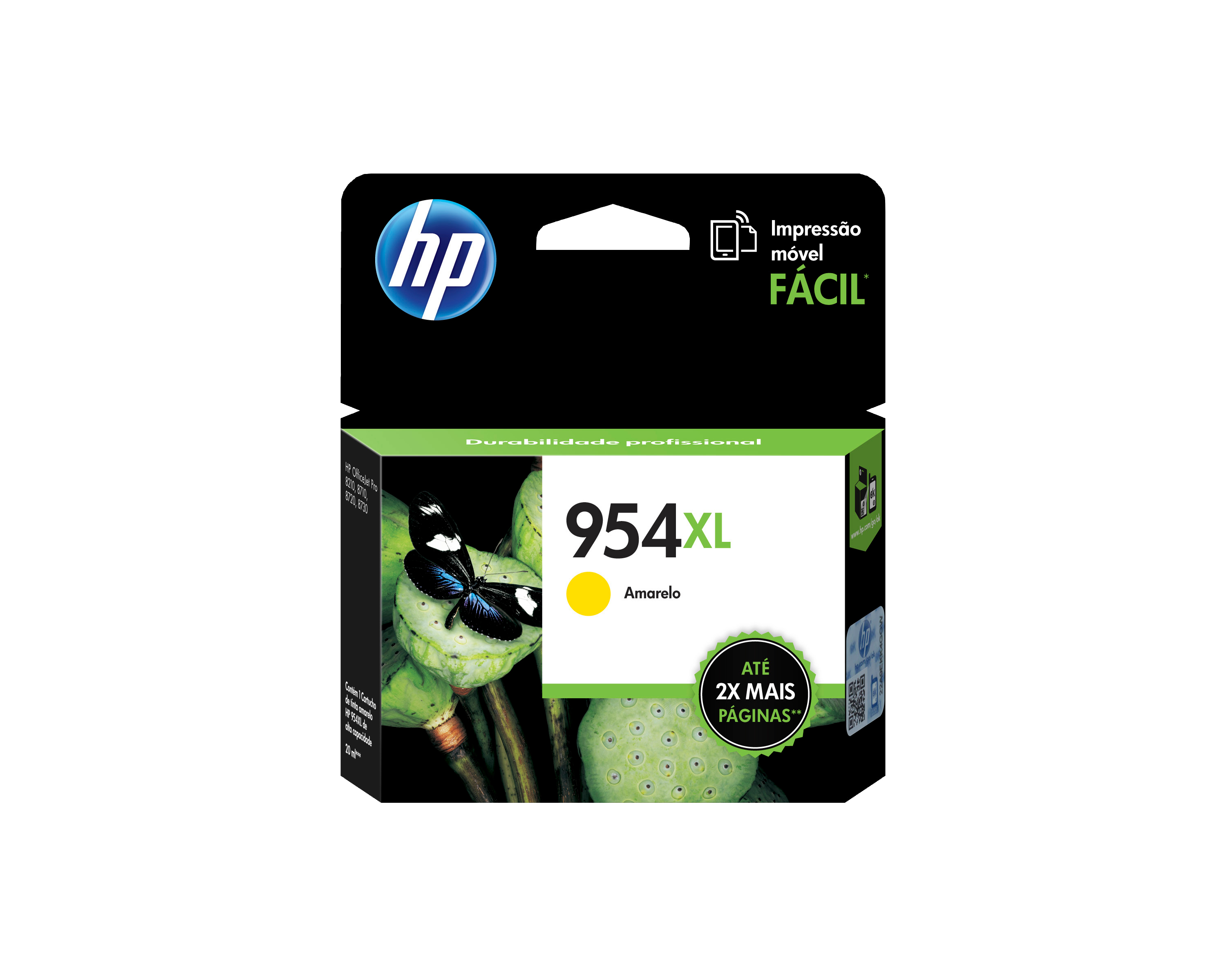 Cartucho Hp 954Xl Amarillo 1600 Pags P/Oj Pro 8210/8710 L0S68Al