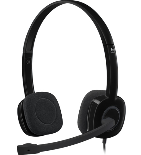 Diadema Logitech H151 Stereo Con Microfono 3.5Mm (981-000587)
