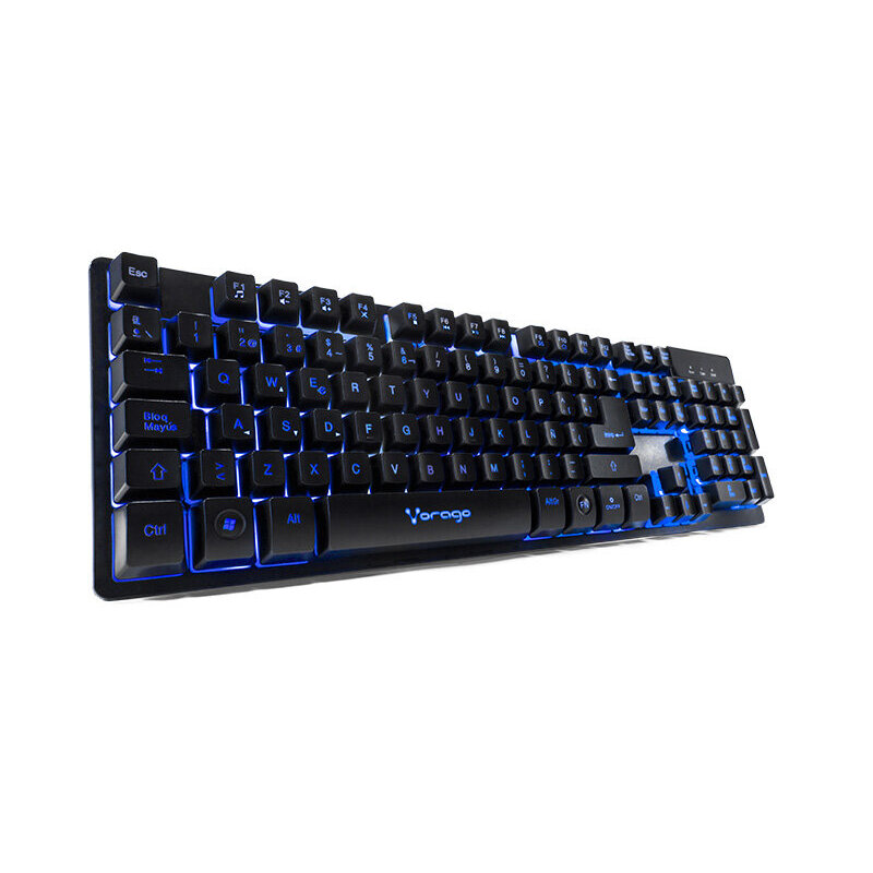 Teclado Vorago Start The Game Kb-502 Alambrico Metalico Multimedia Ilu