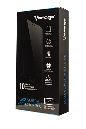 Mica Protectora Vorago Celular Mi-300 P/Iphone 5S  4"  Antirayaduras