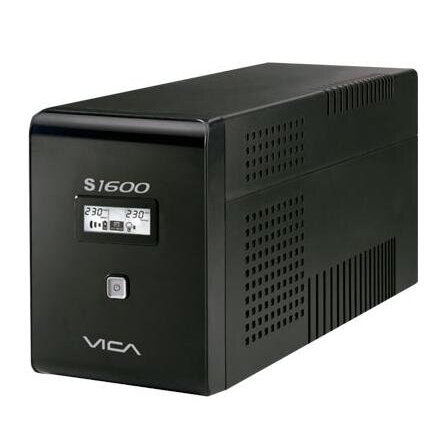 No Break Vica Con Regulador 1.6Kva 900W Lcd Usb S1600