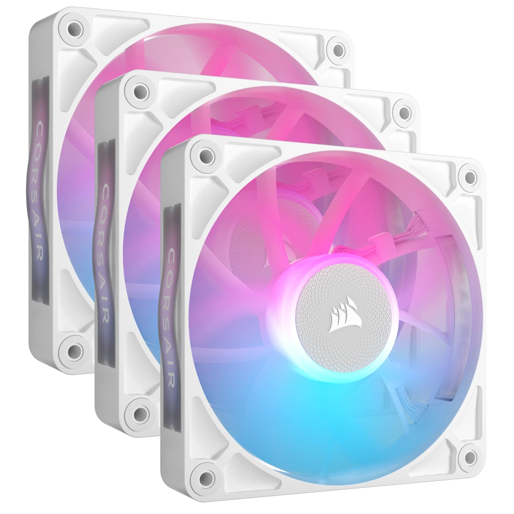 Ventilador Corsair Icue Link Rx120 Rgb 3X 120Mm 2100Rpm Blanco Co-9051022-Ww