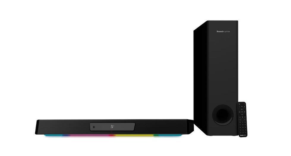 Barra De Sonido Sound Blaster Katana V2X Rgb 90W Rms Bluetooth Negro 51Mf8400Aa000