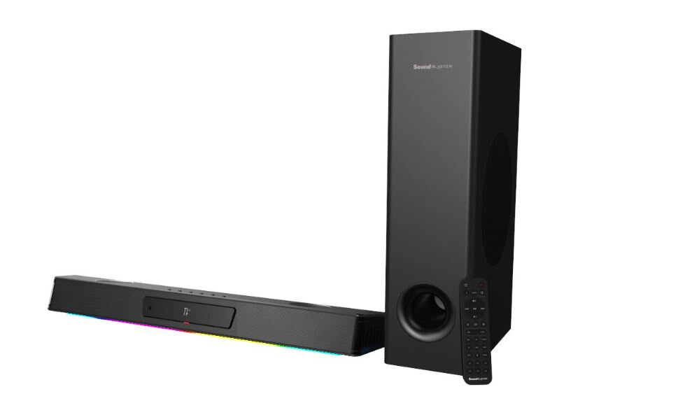 Barra De Sonido Sound Blaster Katana V2X Rgb 90W Rms Bluetooth Negro 51Mf8400Aa000
