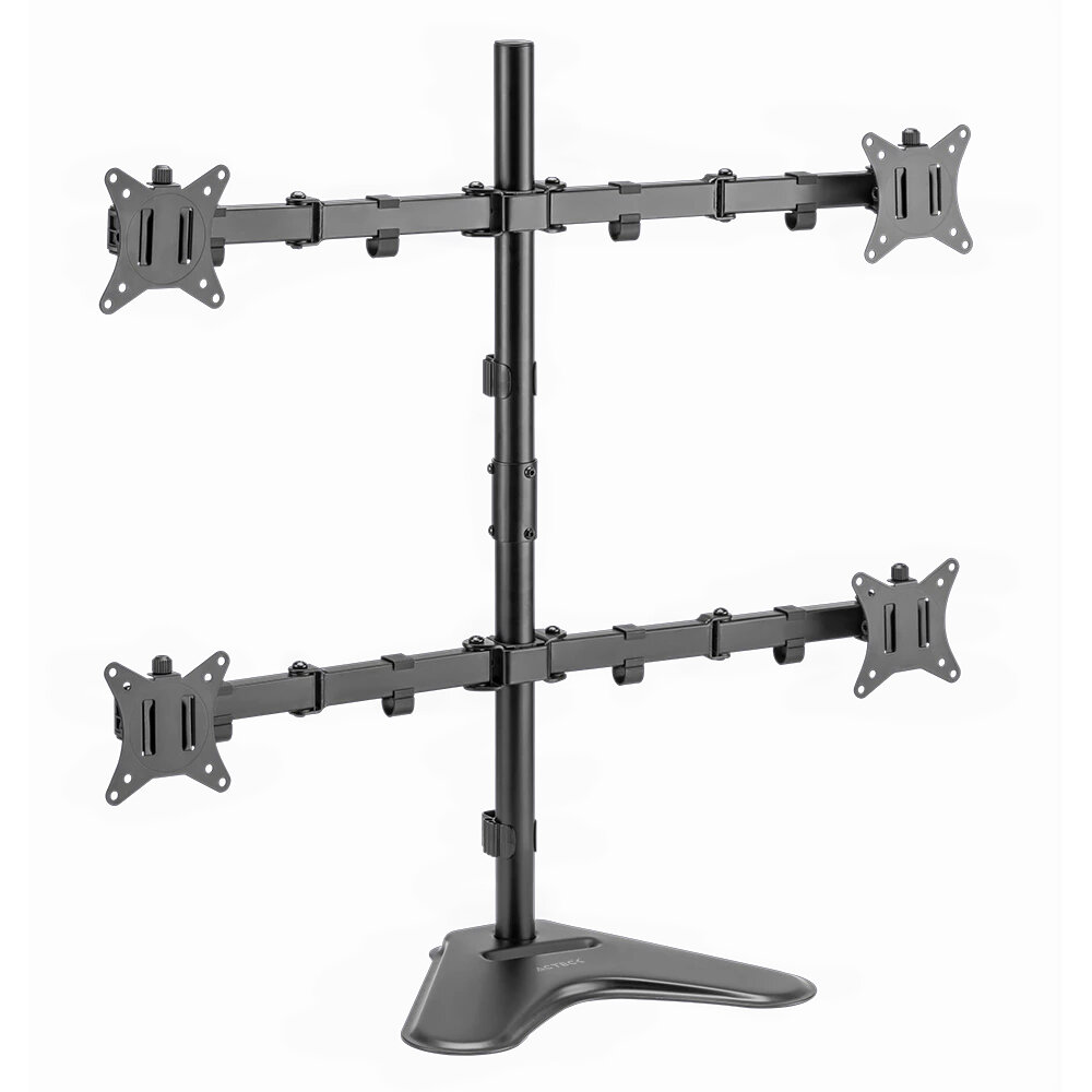 Soporte Articulado Acteck Ac-939669 Para 4 Monitores 17" A 32" Máximo 9Kg Negro