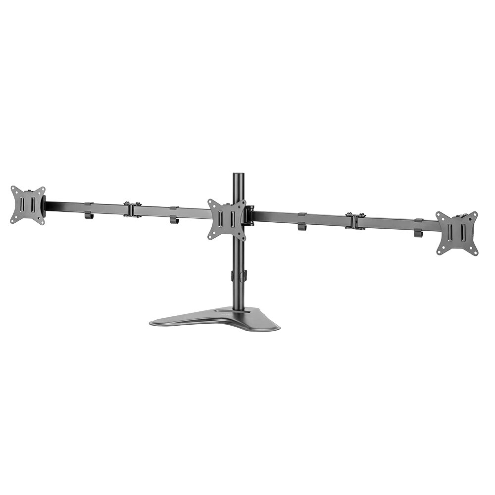 Soporte Articulado Acteck Ac-939676 Para 3 Monitores 17" A 32" Máximo 9Kg Negro