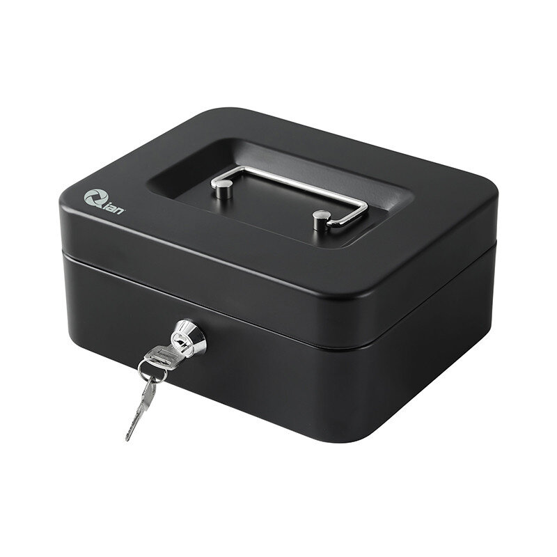 Caja Para Dinero Qian 5X Billetes 5X Monedas Negro Qoc-143Sk