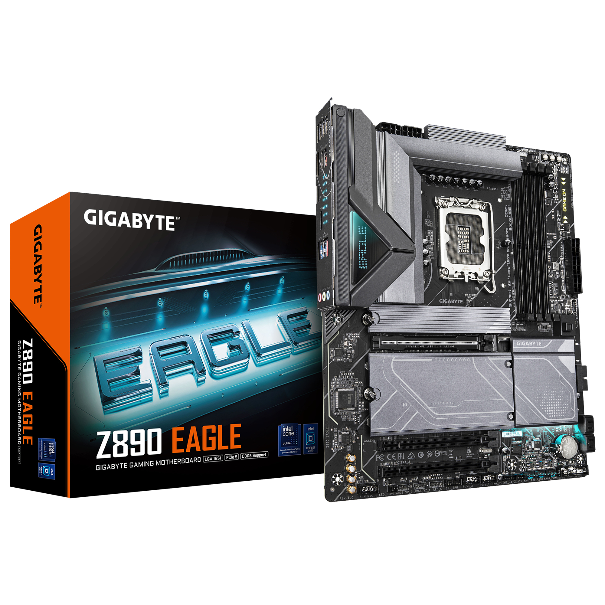 Tarjeta Madre Gigabyte Z890 Eagle Intel Z890 Lga 1851 Socket V1 4X Ddr5 Dp Atx