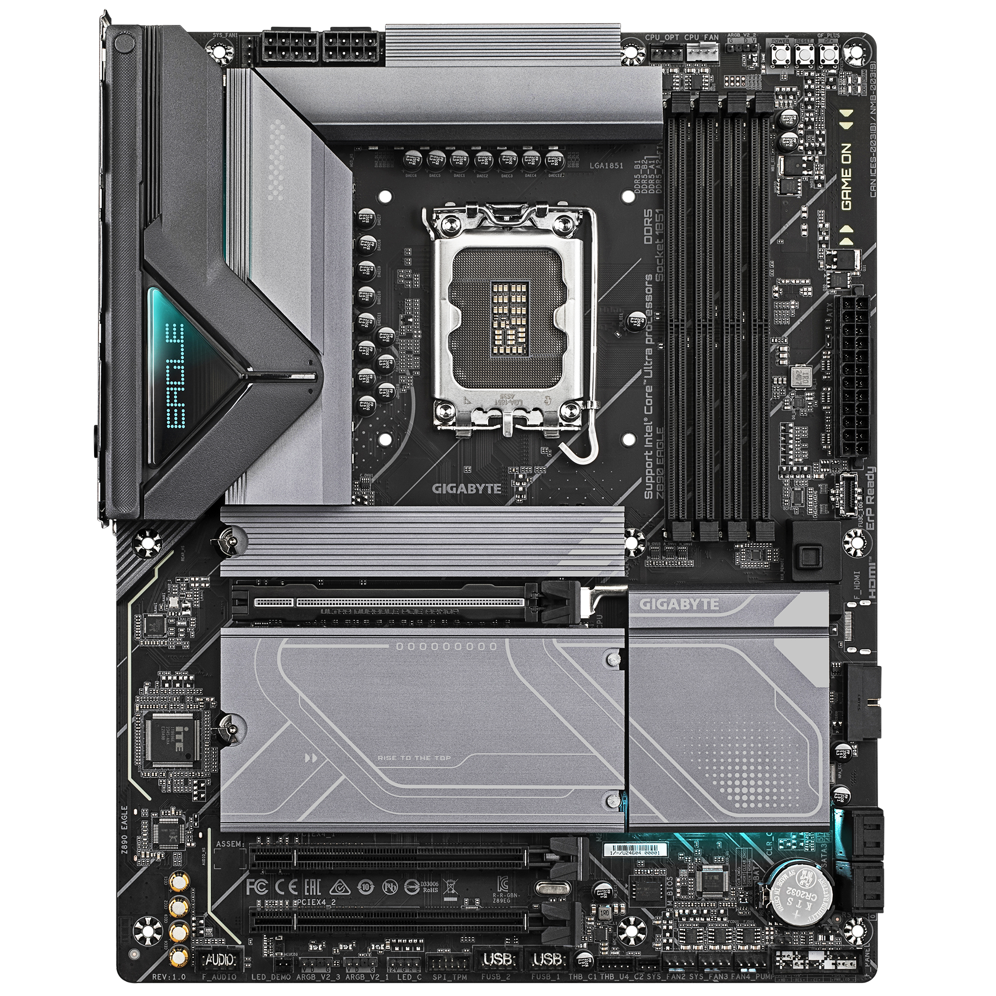 Tarjeta Madre Gigabyte Z890 Eagle Intel Z890 Lga 1851 Socket V1 4X Ddr5 Dp Atx