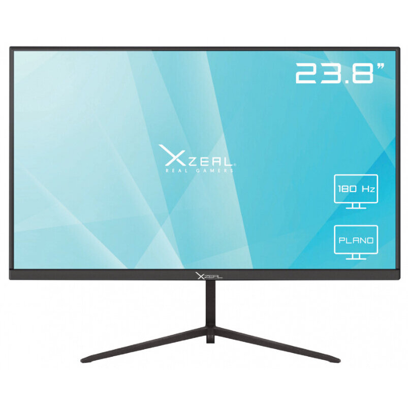 Monitor Gamer Xzeal 23.8" Fhd 180Hz 1Ms Hdmi Dp Negro Xzmxz32B