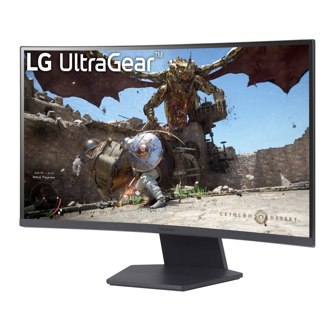 Monitor Gamer Curvo Lg 27Gs60Qc 27" Qhd 180Hz 1Ms Freesync Hdmi Dp Negro