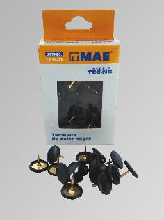 Tachuela Mae Negra C/100 Articulos Escolar Y Oficina