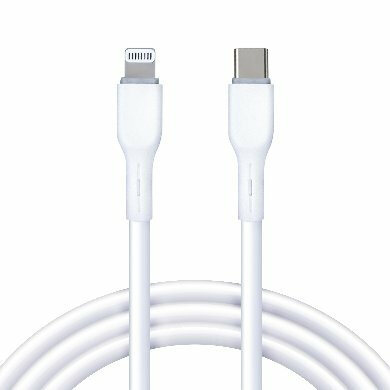 Cable Brobotix Usb-C 3.0 A Lightning 1M Carga Rápida Blanco 6006818
