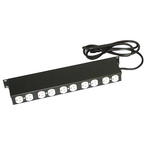 Barra Multicontacto North System - Negro, 10 Salidas Ac